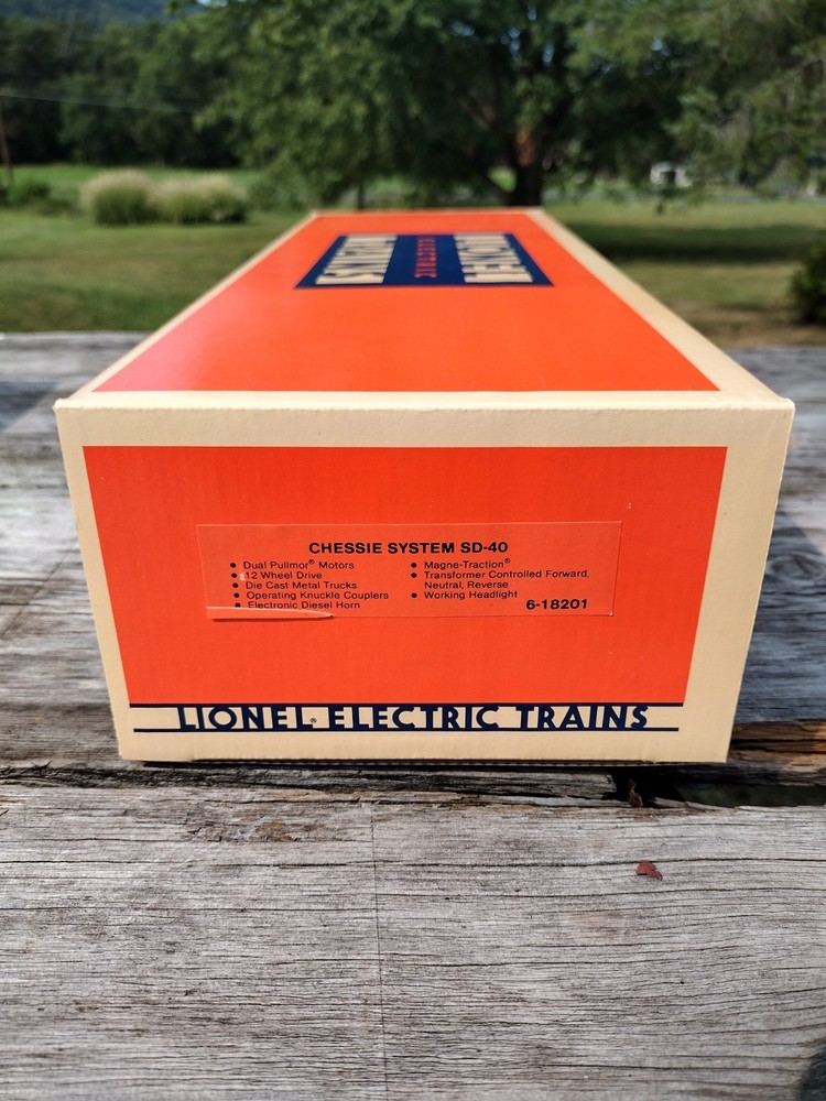 LIONEL EMPTY SET Boxes and Master Box - Chessie System 6-11705 - EMPTY