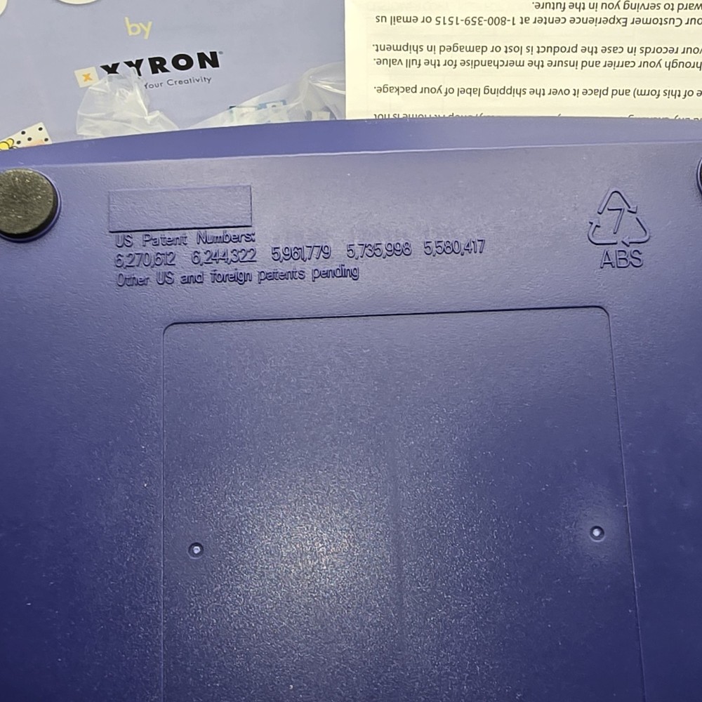 Xyron 510 Sticker, Labels, Magnet Maker Laminating Machine Read