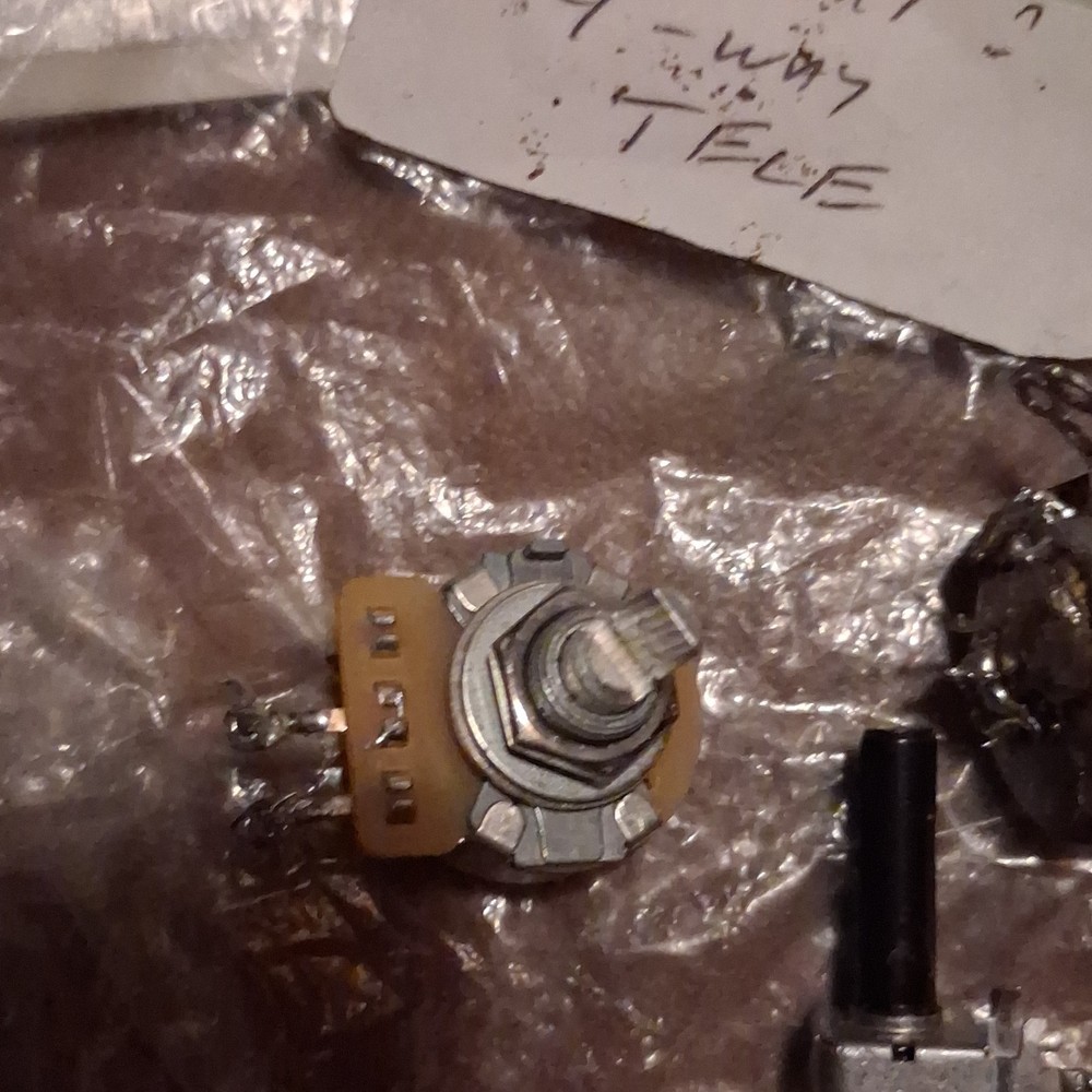 Fender Stratocaster & Telecaster Pickguards, Knobs, Pots, Tremolo Arm Lot