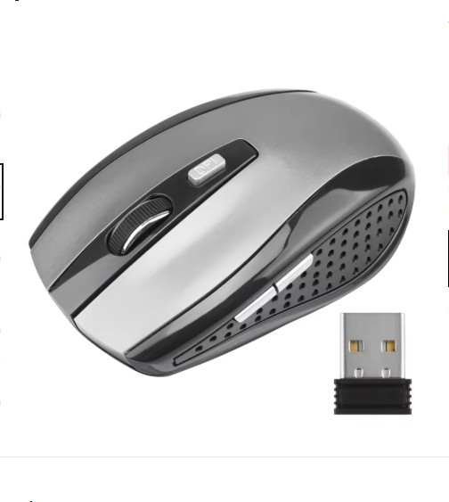 2.4GHz Wireless Optical Mouse Mice USB Receiver For PC Laptop Computer DPI Block