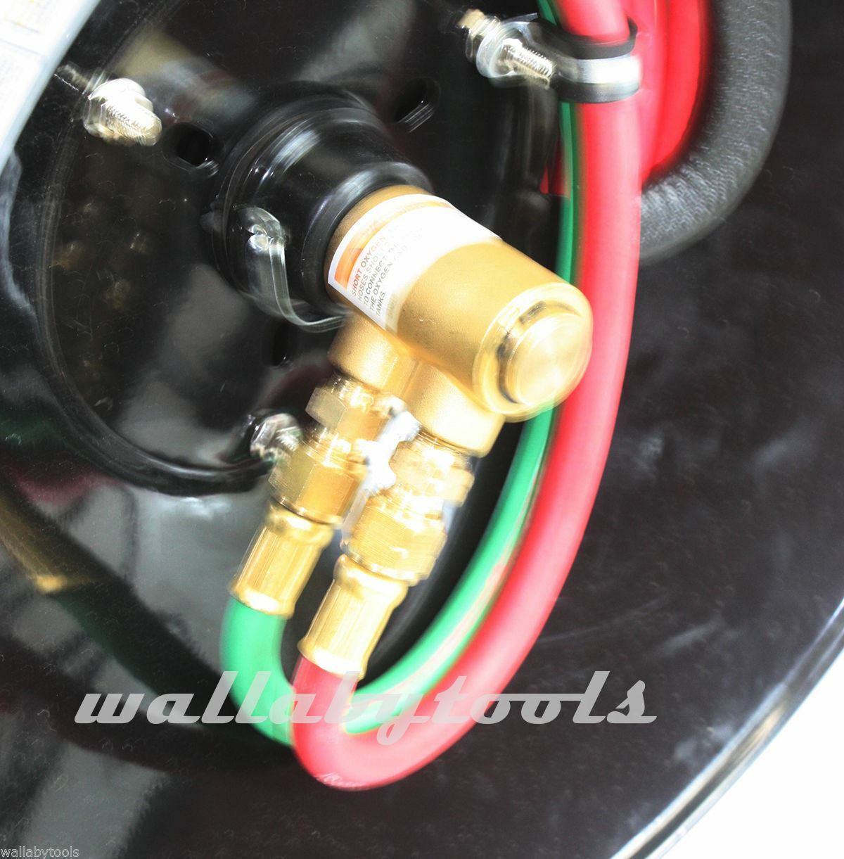 New Manual Hose Reel for 50ft Twin Oxy Acetylene Welding Hose 300psi 50'