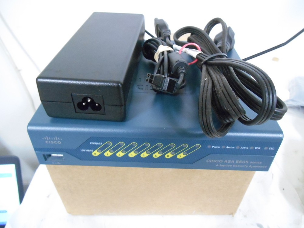 Cisco ASA5505 Security Firewall Security Plus 50 User License