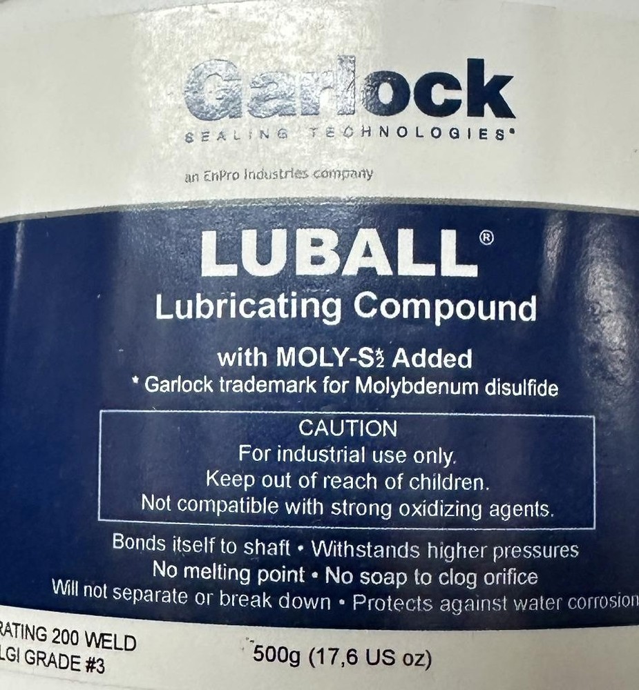 Garlock Luball Lubricating Compound 1 lb Container