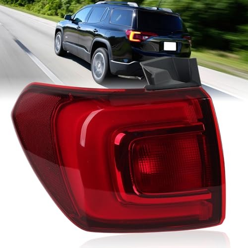 Tail Light Assembly for GMC Acadia 2017 2018 2019 Left Driver Side Red Shell