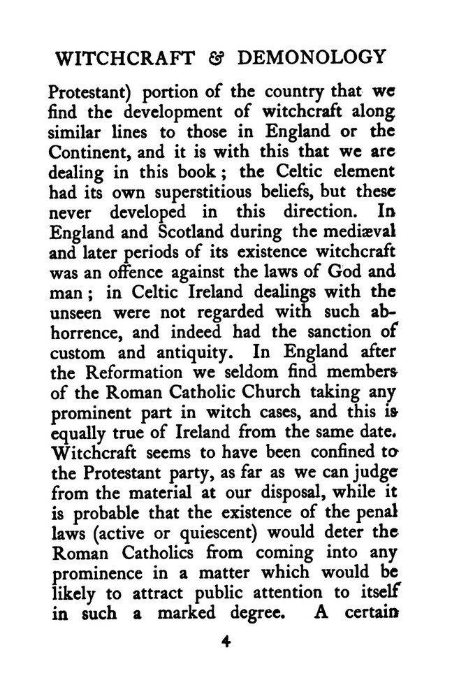 1913 Irish Witchcraft And Demonology 260 Pages