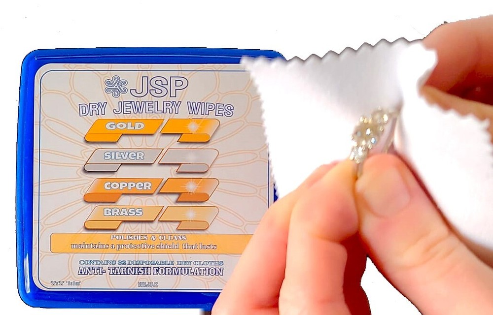 Dry Jewelry Wipes  32 tissues 2 boxes