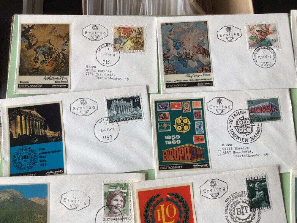 Austria postal covers 16 items Ref A2297
