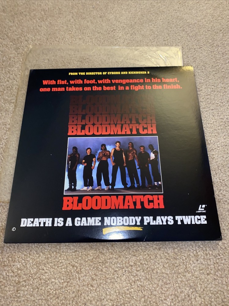 Bloodmatch Laserdisc LD -Thom Mathews