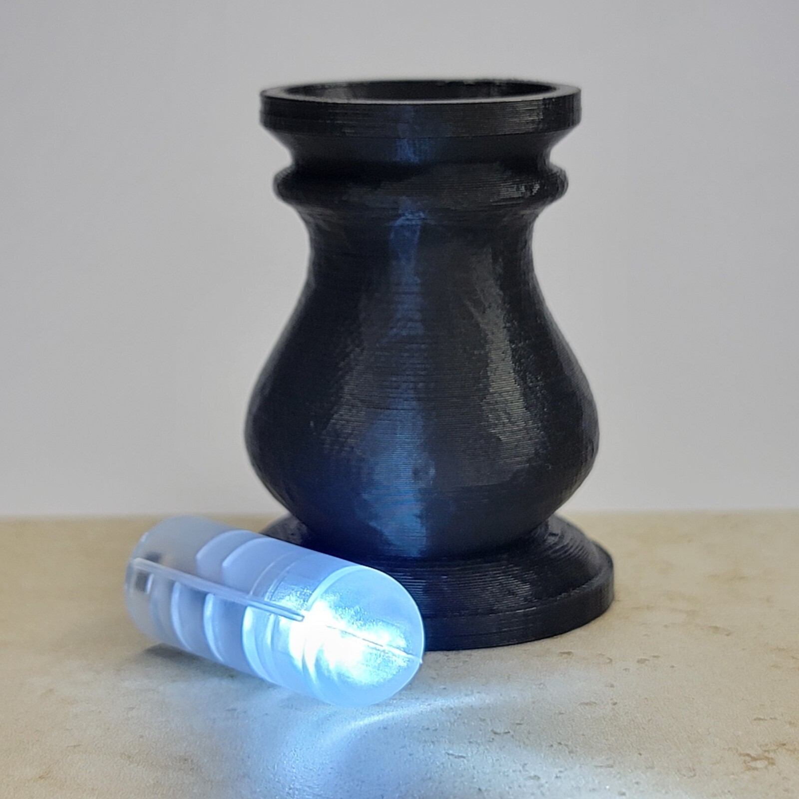 Black LED Marble Display For Up To 2" Marbles - Lot #5156 See Description