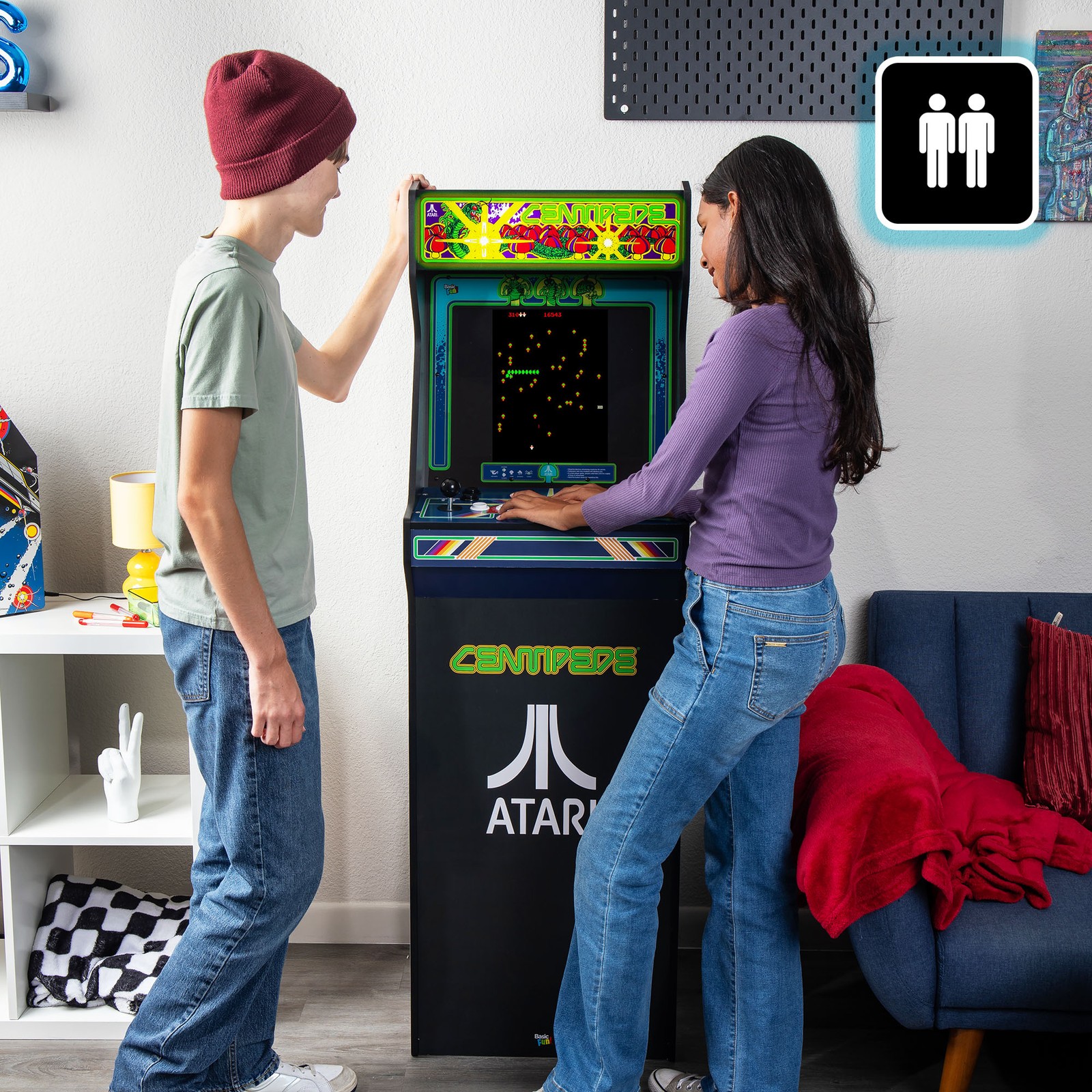 Arcade Classics Atari Ultra Series Arcade Game Cabinet with 17" Screen