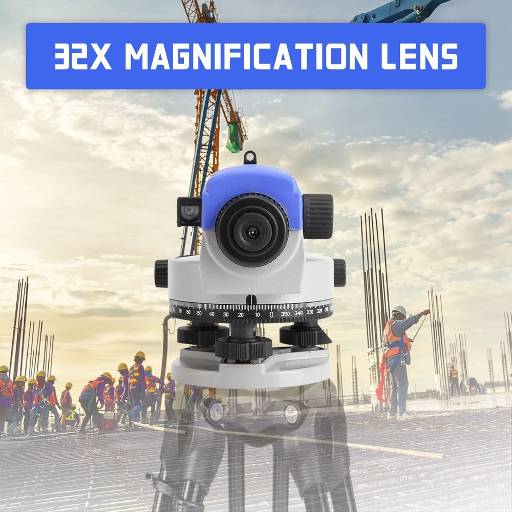 Automatic 32X Optical Transit Survey Auto Level High Precision Level Gauge Me...