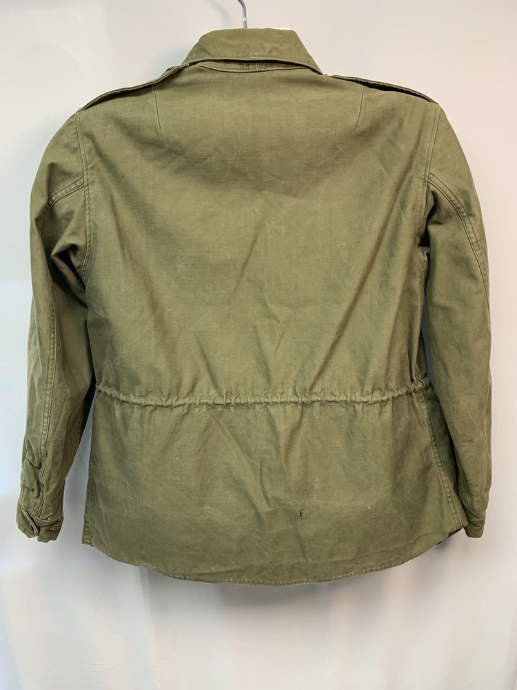 ORIGINAL WWII US ARMY WOMEN'S M1943 M43 FIELD JACKET Patches -SIZE Medium?