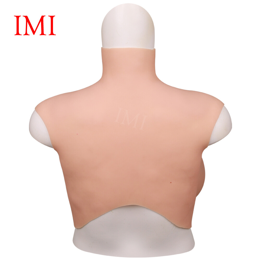 Realistic Silicone Breast Forms B-K Cup Fake Boobs Breastplate for Crossdresser
