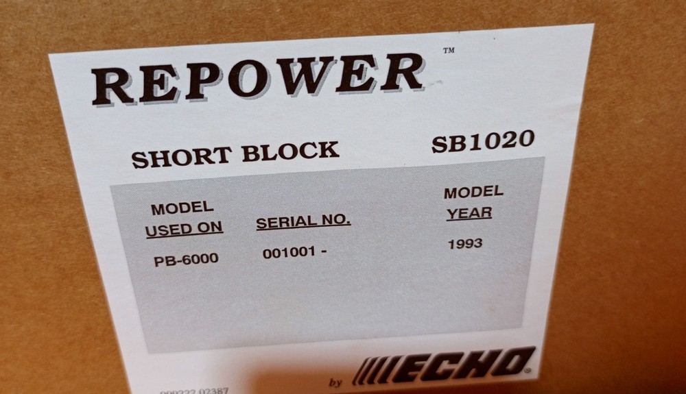 SB1020 Short Block PB-6000