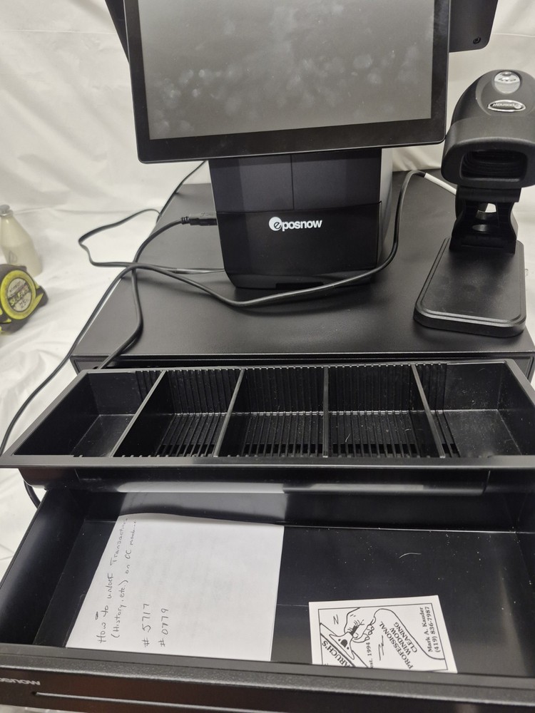Epos counter top system /drawer /scanner Read Description