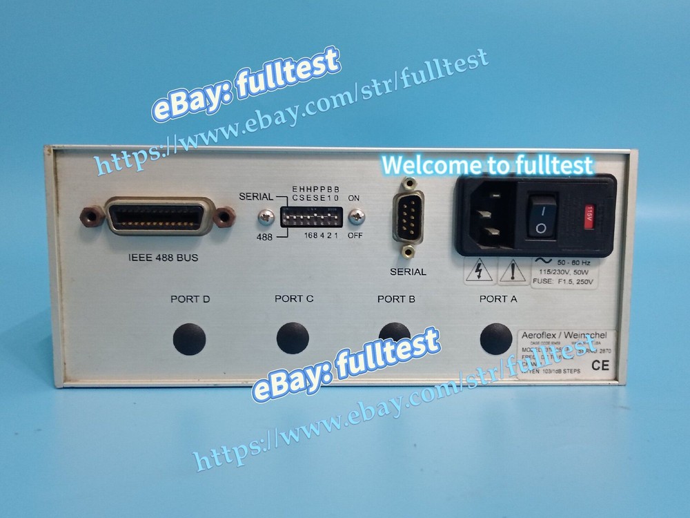 1pcs Aeroflex， Programmable attenuator 8310-325-F, range DC-6GHz-fulltest