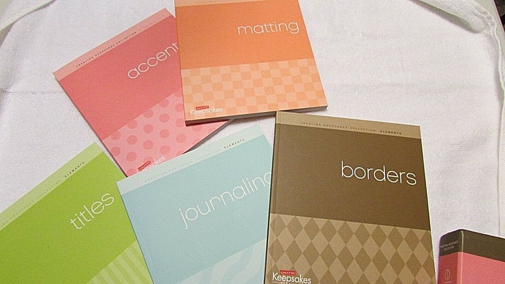 5 Elements Scrapbooking Instructional Booklets By Creating Keepsakes Collection