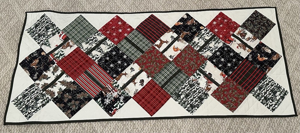Handmade Machine Quilted Table Runner19.75” X 43.75”