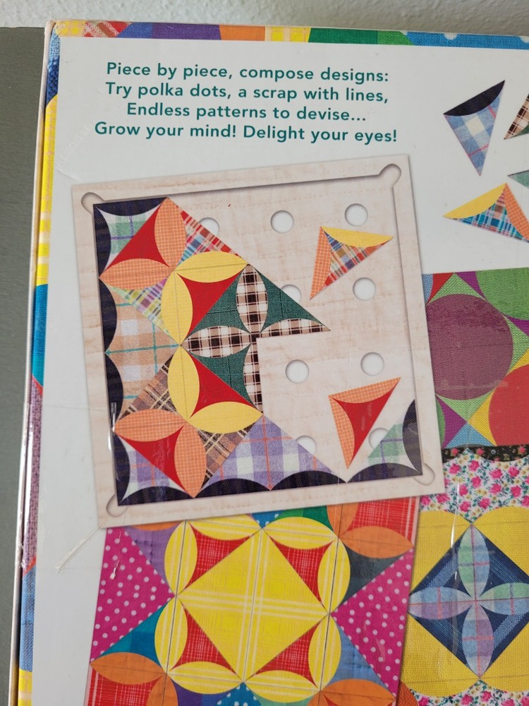 Eeboo Patchwork Design Tiles 64 Double Sided Pcs & Tray **COMPLETE