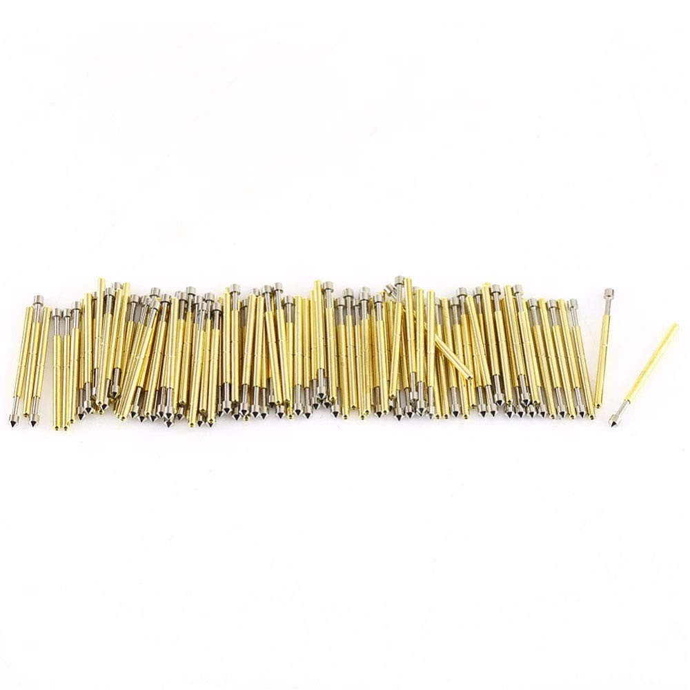 100pcs P75-E2 Spring Test Probe Pogo Pin Test Tools Dia 1.3mm Conical Head 1....