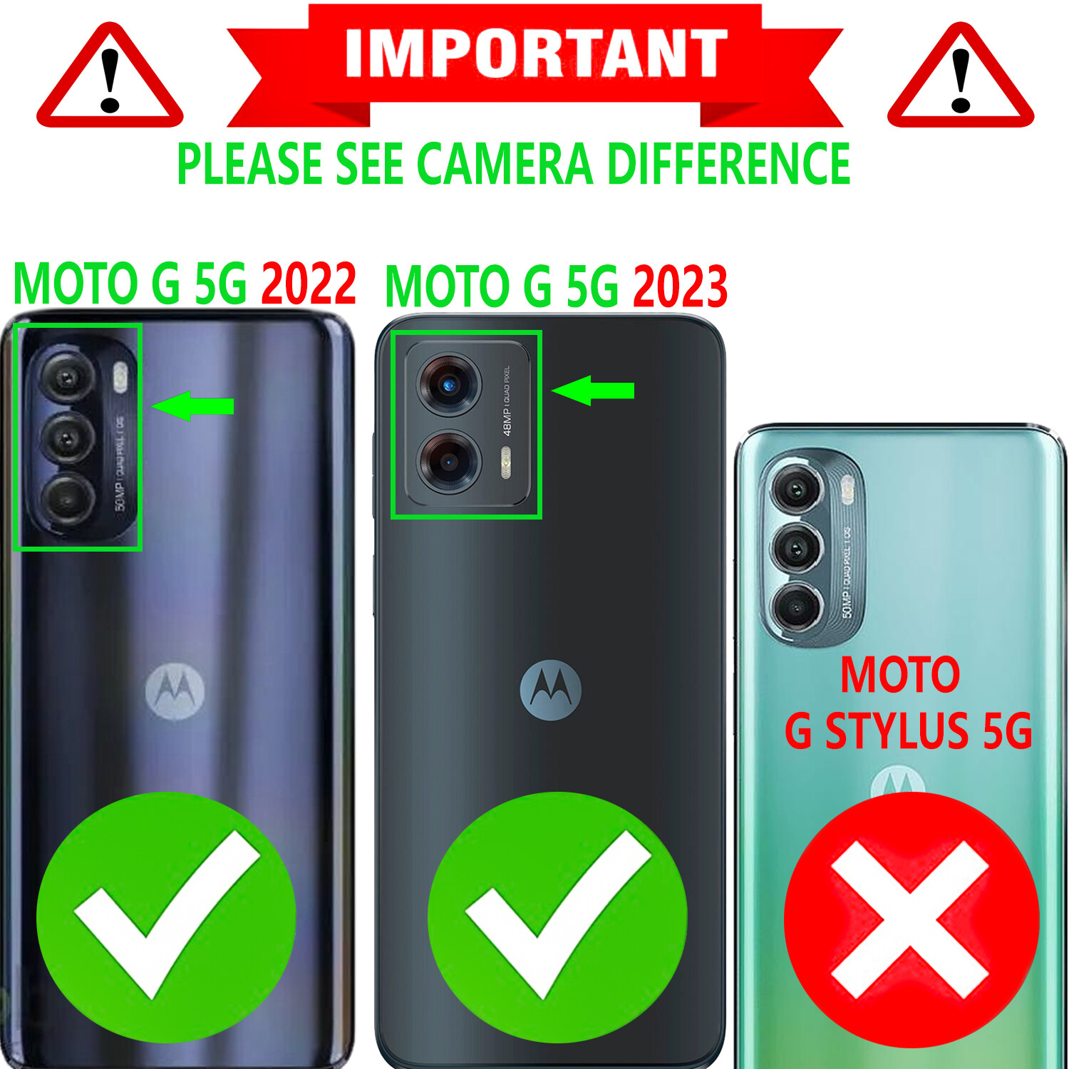 For Motorola Moto G 5G 2023 2022 Case Ring Stand Cover +Tempered Glass Protector