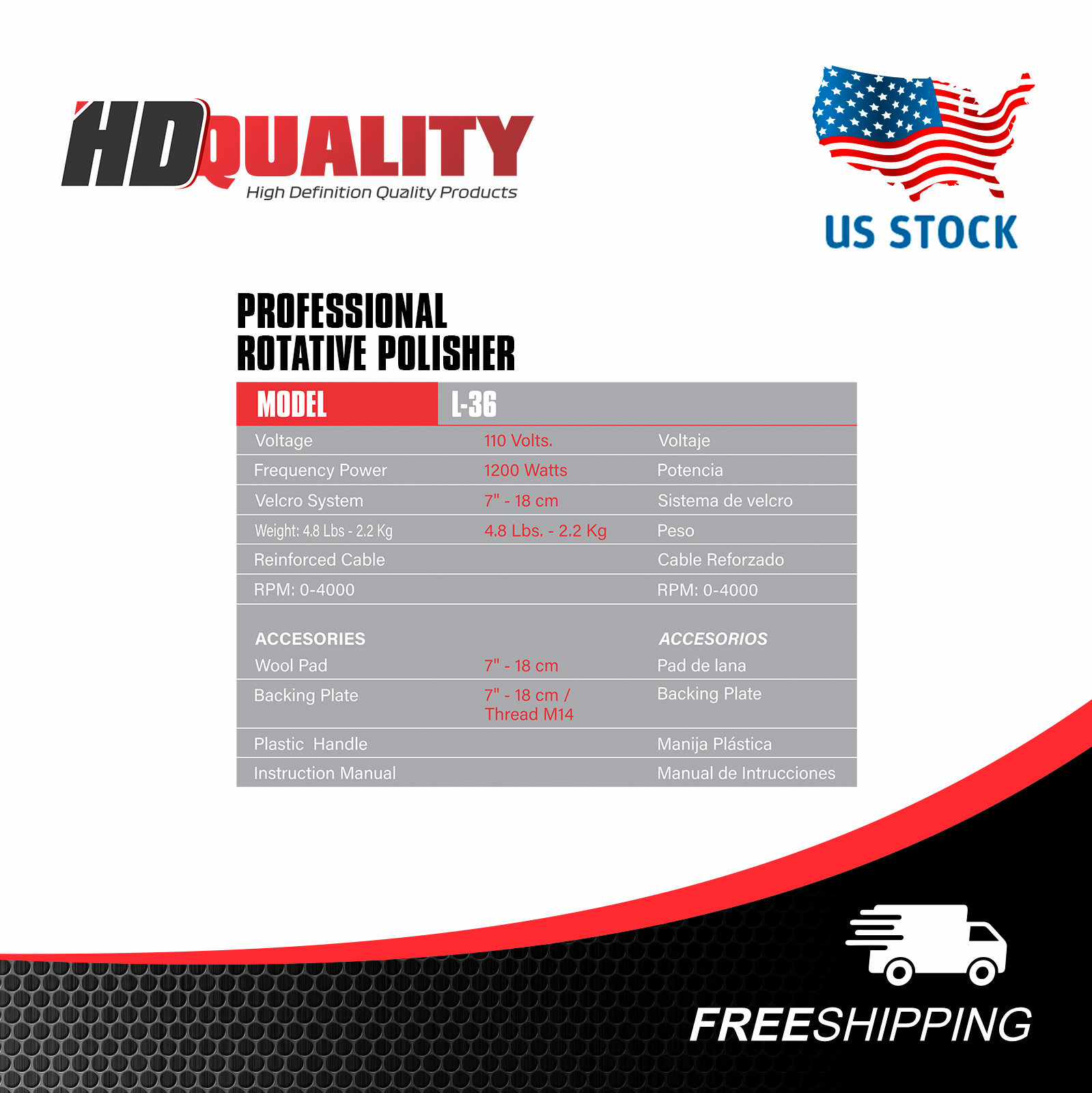 PROFFESIONAL Rotative Polisher polishing machine Car Detailing