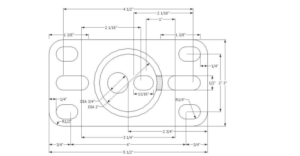 Universal Pole Adaptor for Cobrahead and Shoebox Light