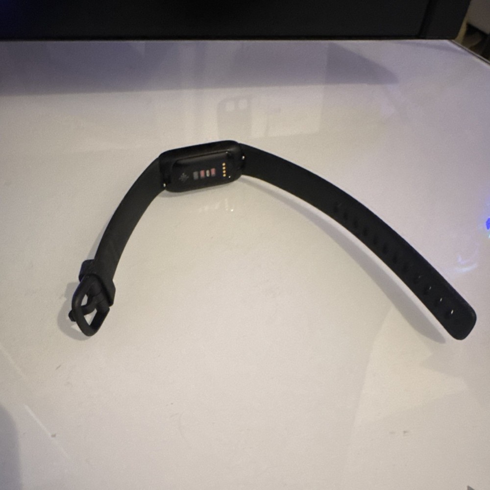 Fitbit Black Activity Tracker with Rechargeable Battery & Charging Cable