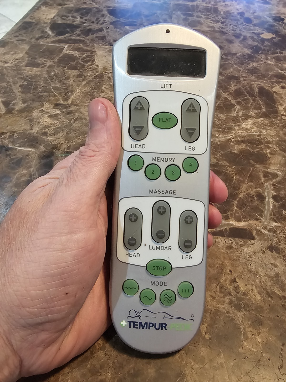 TempurPedic Tempur-Ergo 10003-RFREMS-L008 Remote Control OEM ** TESTED WORKING