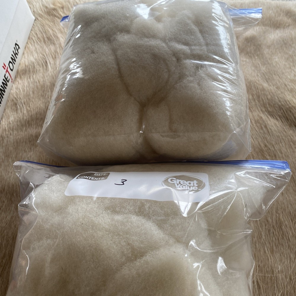 Sheep Wool Cleaned USA 8 oz.