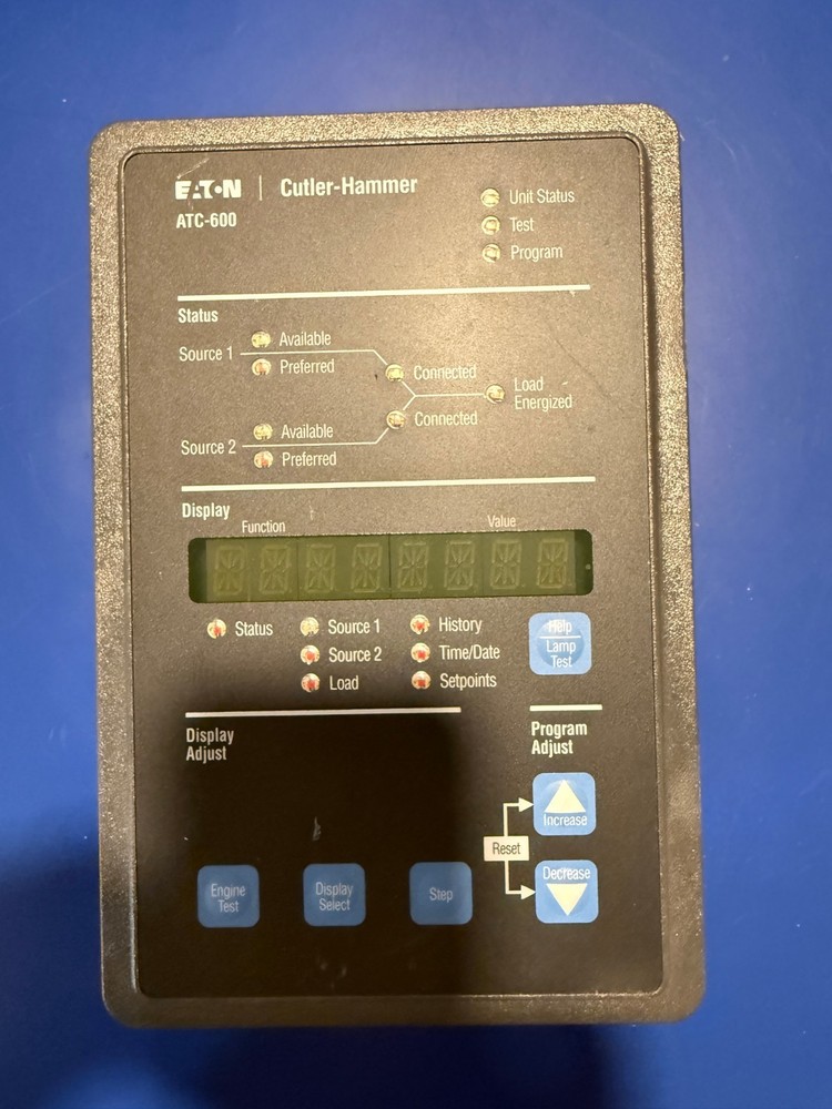 Eaton ATC-600 Automatic Transfer Control