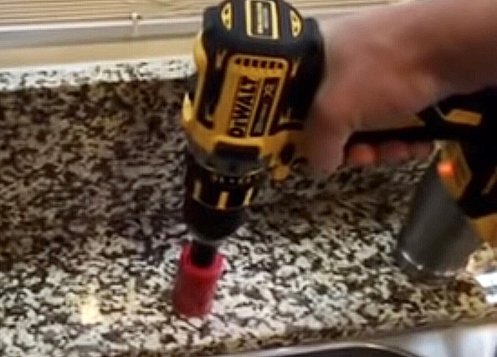 1-3/8” Laser Welded Granite Marble Diamond Core Drill Bit hand drill
