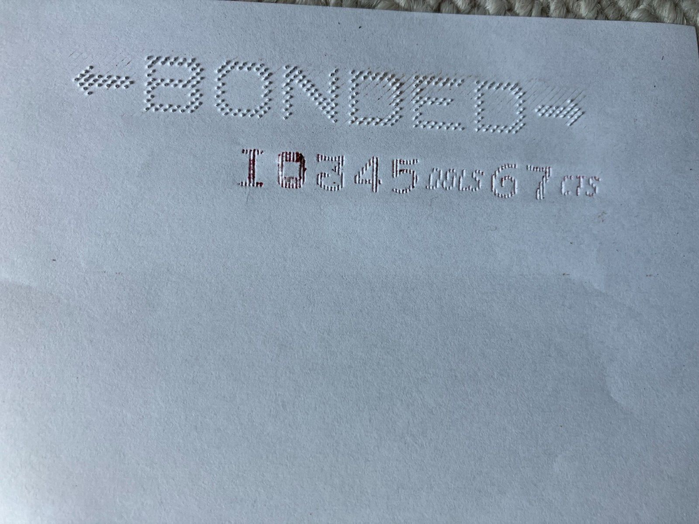 Vintage Paymaster series 700 check writing machine