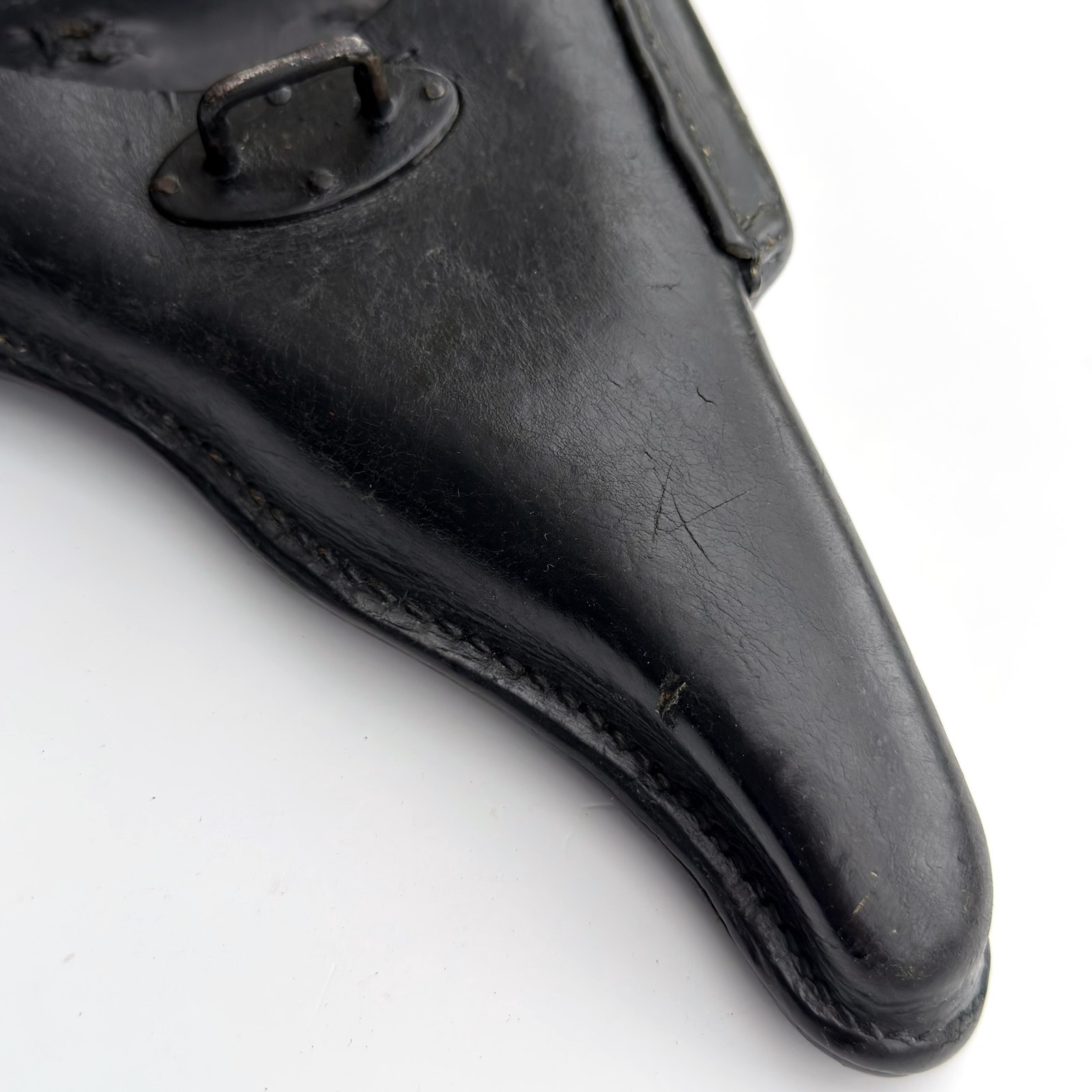 Walther P.38 Pistol HARDSHELL HOLSTER. Faint Oakleaf. Original Vintage.