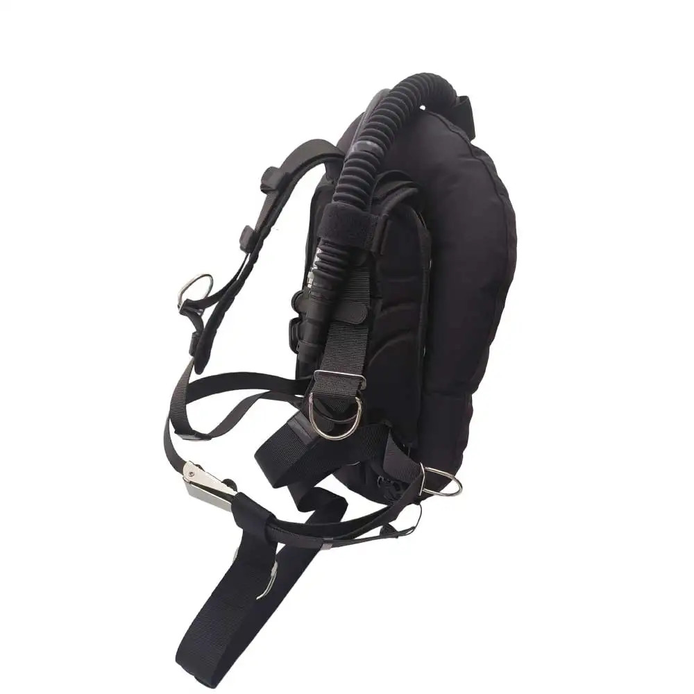 30LBS Scuba Tech Diving BCD Wing System with inflator, back plate, lumber pad