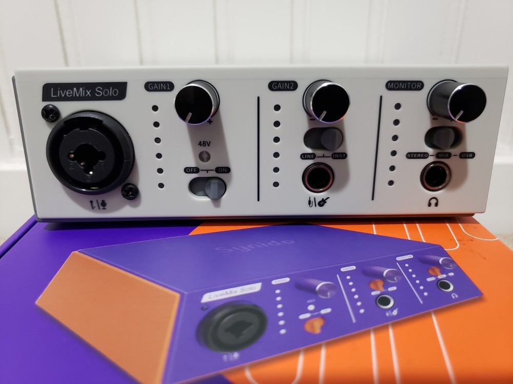 SYNIDO LiveMix Solo USB Audio Interface