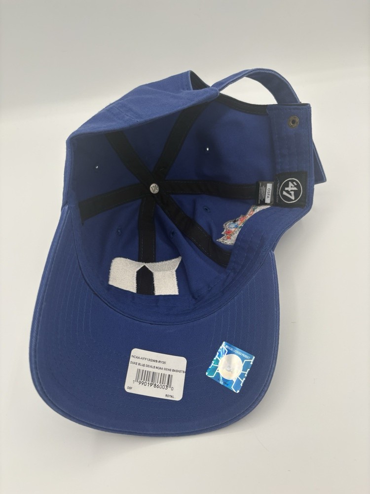 Duke Blue Devils Blue Adjustable Strap Back '47 Brand Clean Up Hat Cap NCAA NEW