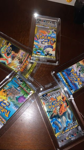 Japense Pokemon Booster Pack Protective Acrylic Magnetic Display Case