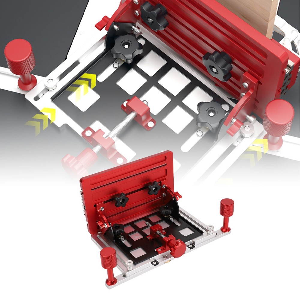 Adjustable Table Saw Vertical Push Handle Woodworking Backer Backplate Clip Kit