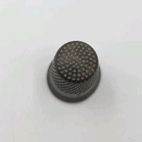 Antique MKD Sterling Silver Thimble