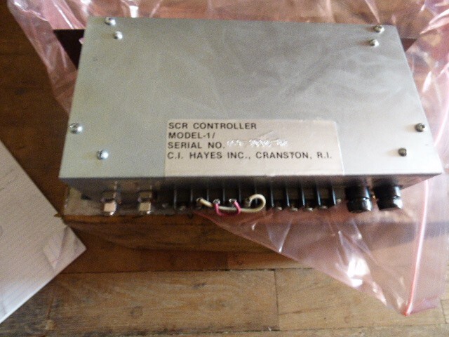 SCR Power Controller MODEL ONE CI HAYES INC