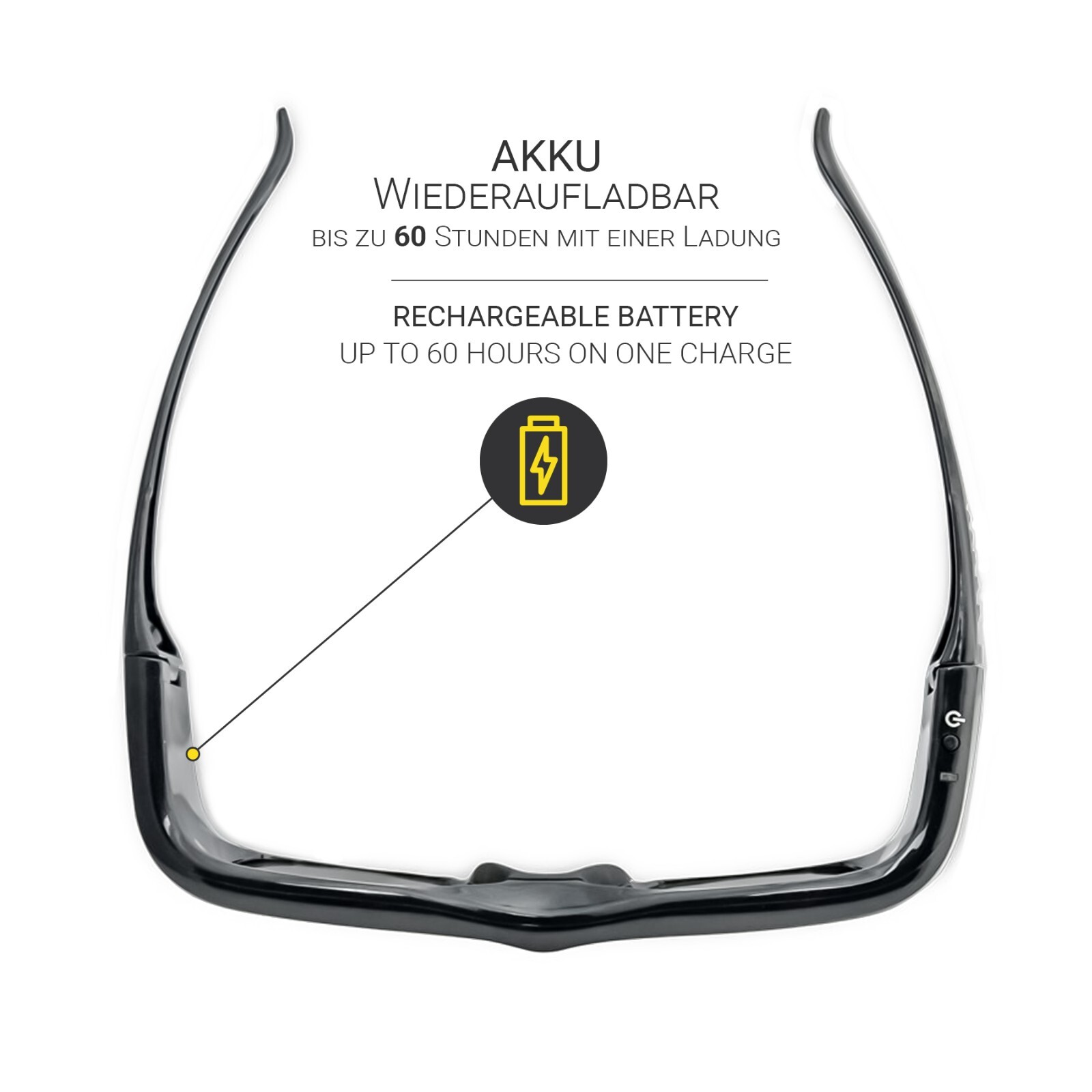 2x Hi-SHOCK DLP 7G Black Diamond | DLP Link 3D Glasses Benq TK800, TK800M, TW533