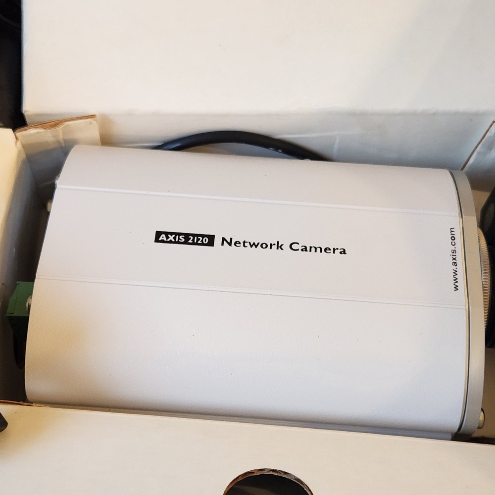 Axis 2120 IP Network Web Security Surveillance CCTV Camera & Lens