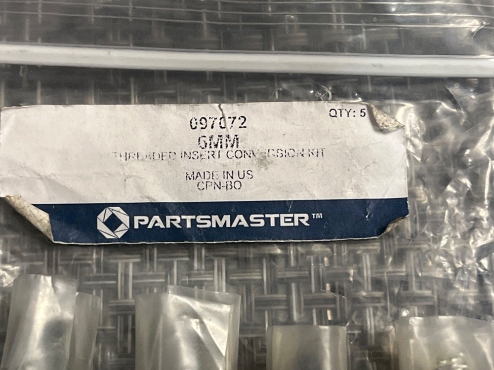 5 KITS! BULK LOT- PartsMaster 9600-06mm / 097072 Threaded Insert Conversion Kit