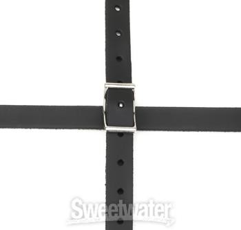 Fender x Third Man Hardware Leather Guitar Strap - Black/Yellow