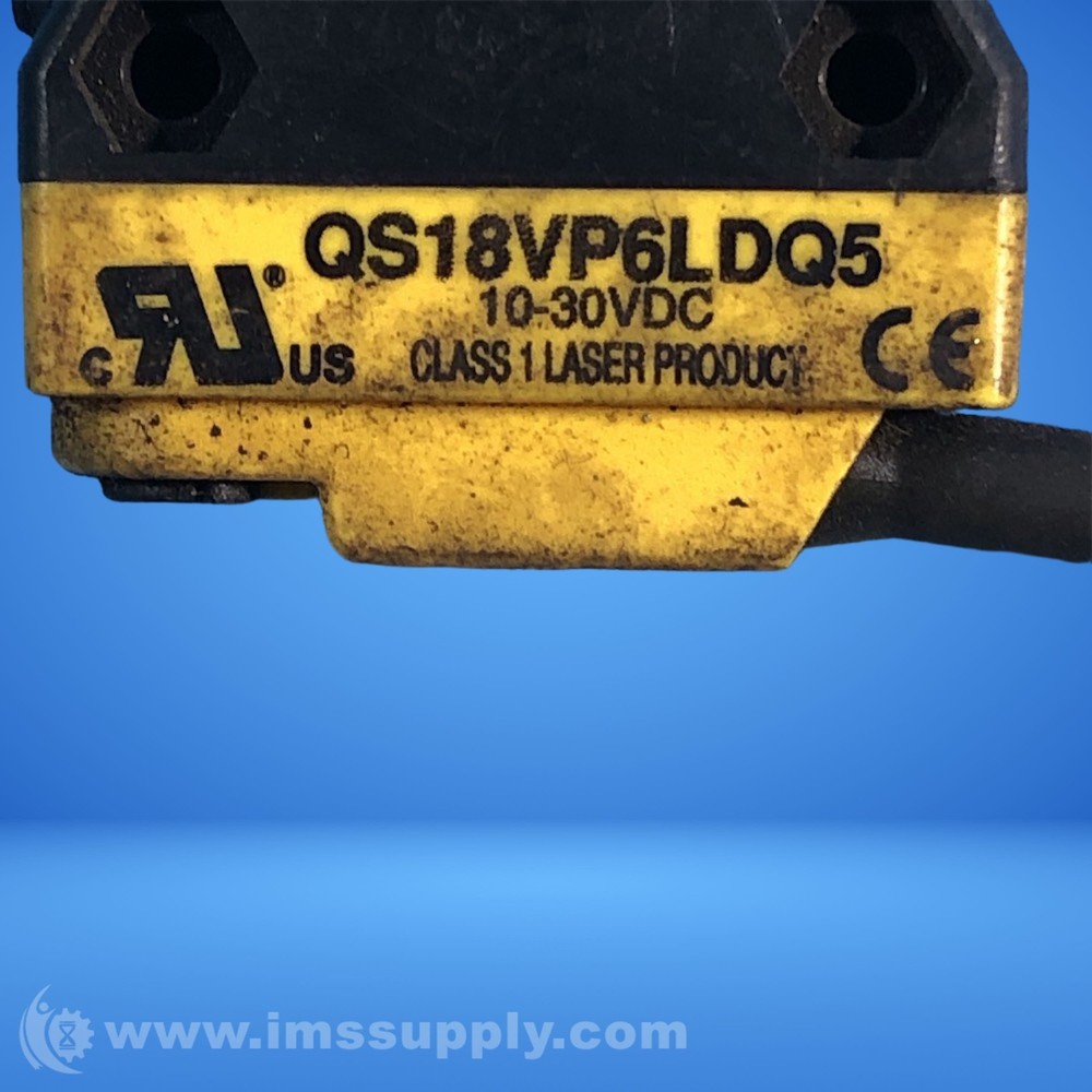 Banner QS18VP6LDQ5 Laser Diffuse Sensor 7965