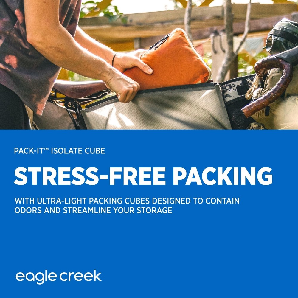 eagle creek Pack-It Isolate Cube M - Medium Packing Cubes for Travel Made wit...