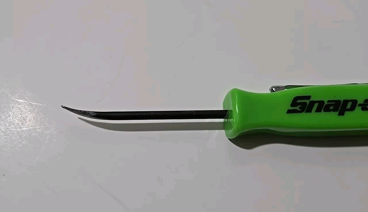 2PK SNAP ON TOOL BOX LOGO EMBLEM Chrome Plastic Badge Decal 8"+2 Green Pry Bar !