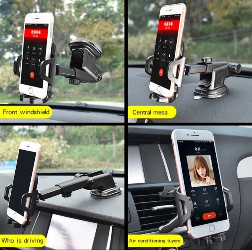 2 in 1 Universal Car Phone Holder