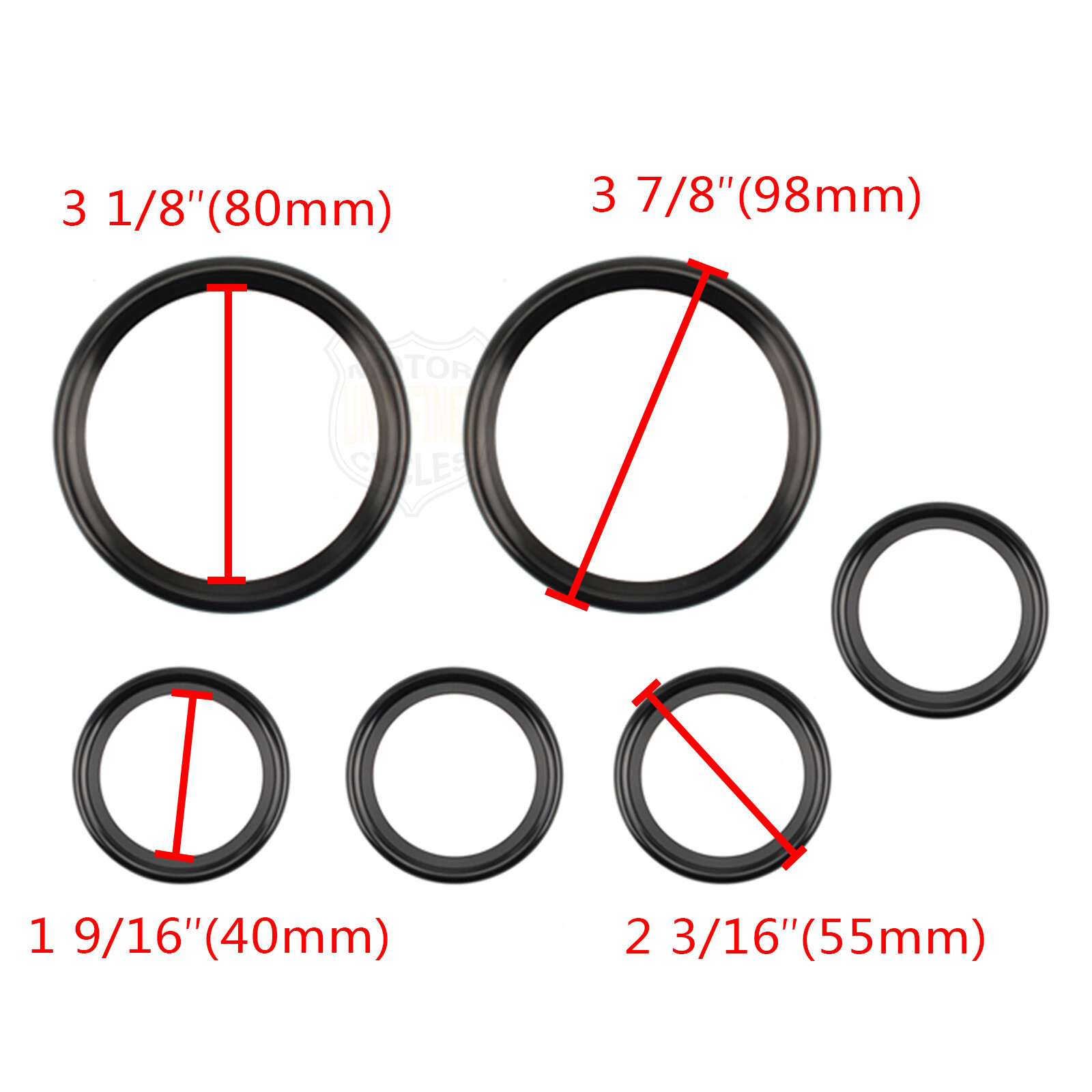 Instrument Board Gauge Bezels For Harley Touring Electra Street Tri Glide 96-13